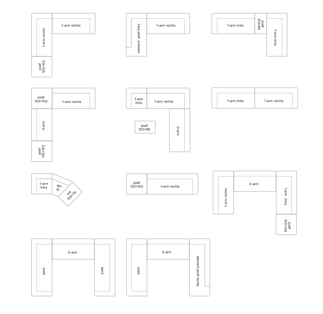 Vilaz voorbeeldopstellingen